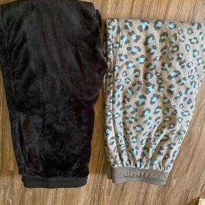 two pairs of pajama pants